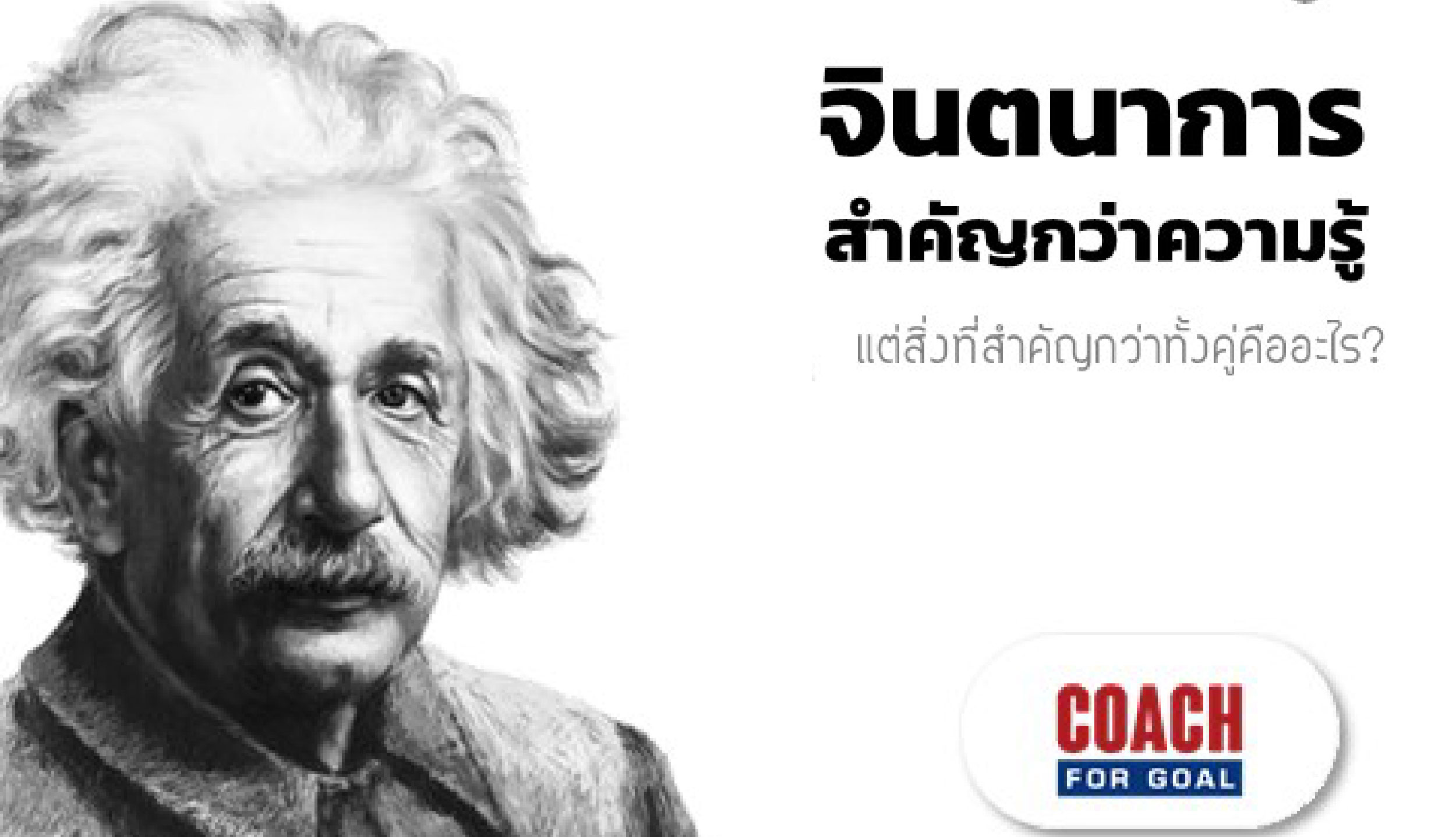 สำหรับ<span style="background-color:#8CFFC6">ผู้นำ</span> จินตนาการ หรือ ความรู้ สำคัญกว่ากัน?